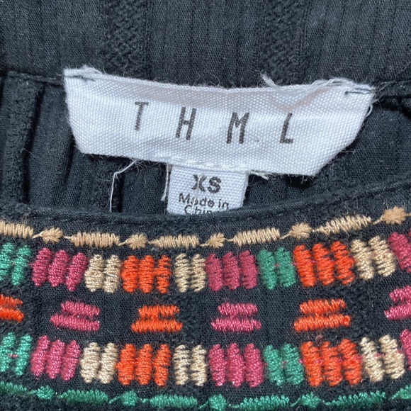 Boho Floral Embroidery Blouse XS - Picture 8 of 13